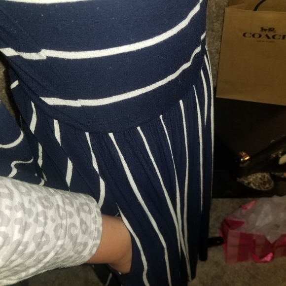 2/10 striped dress with pockets - Picture 3 of 5